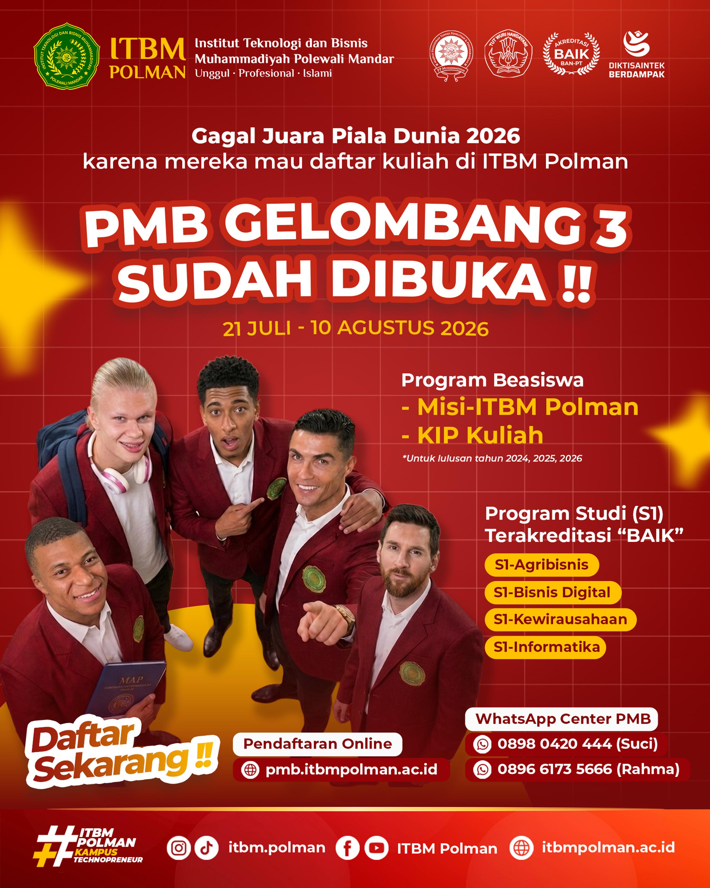 Penerimaan Mahasiswa Baru ITBM