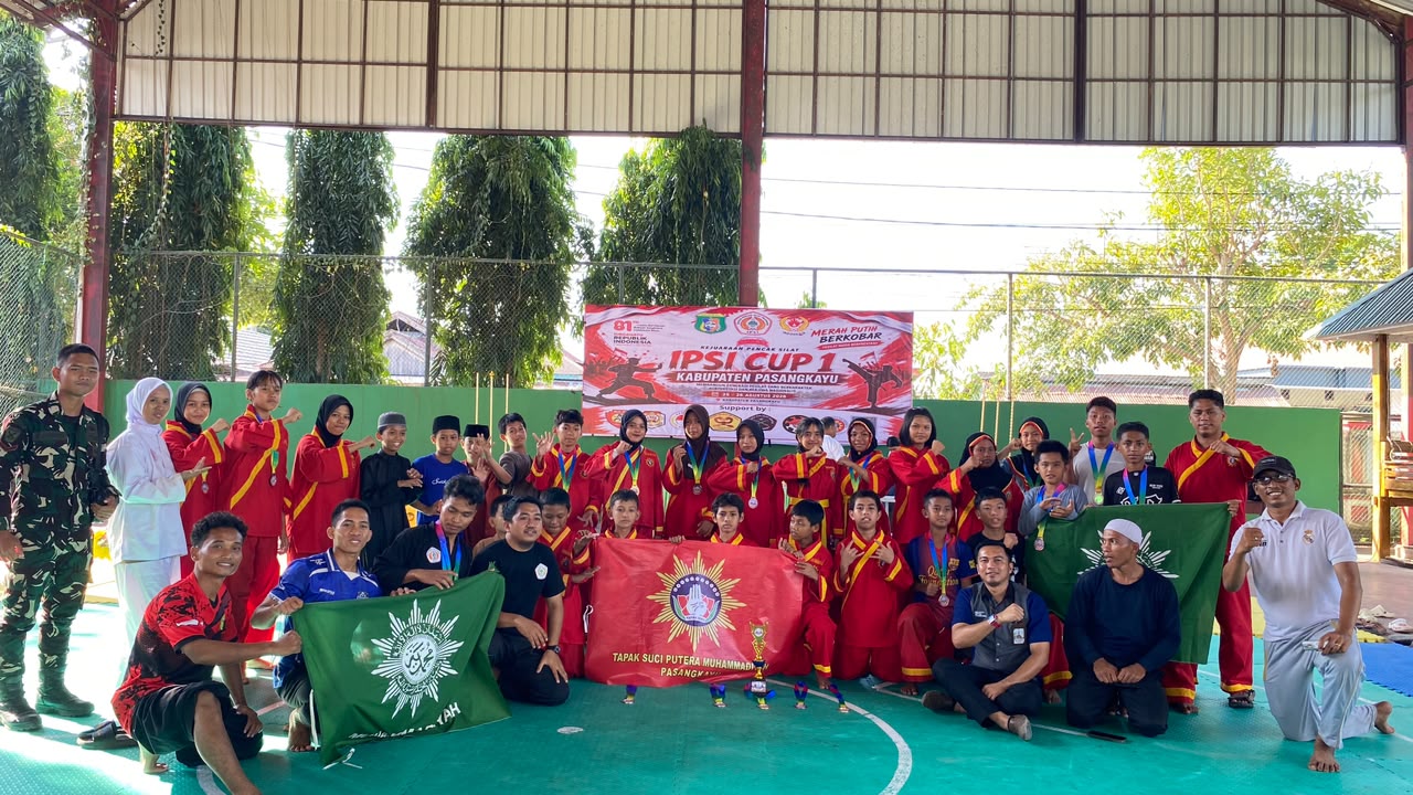 Tapak Suci Putera Muhammadiyah Raih Juara Umum Kejuaraan Pencak Silat IPSI CUP 1 Pasangakayu