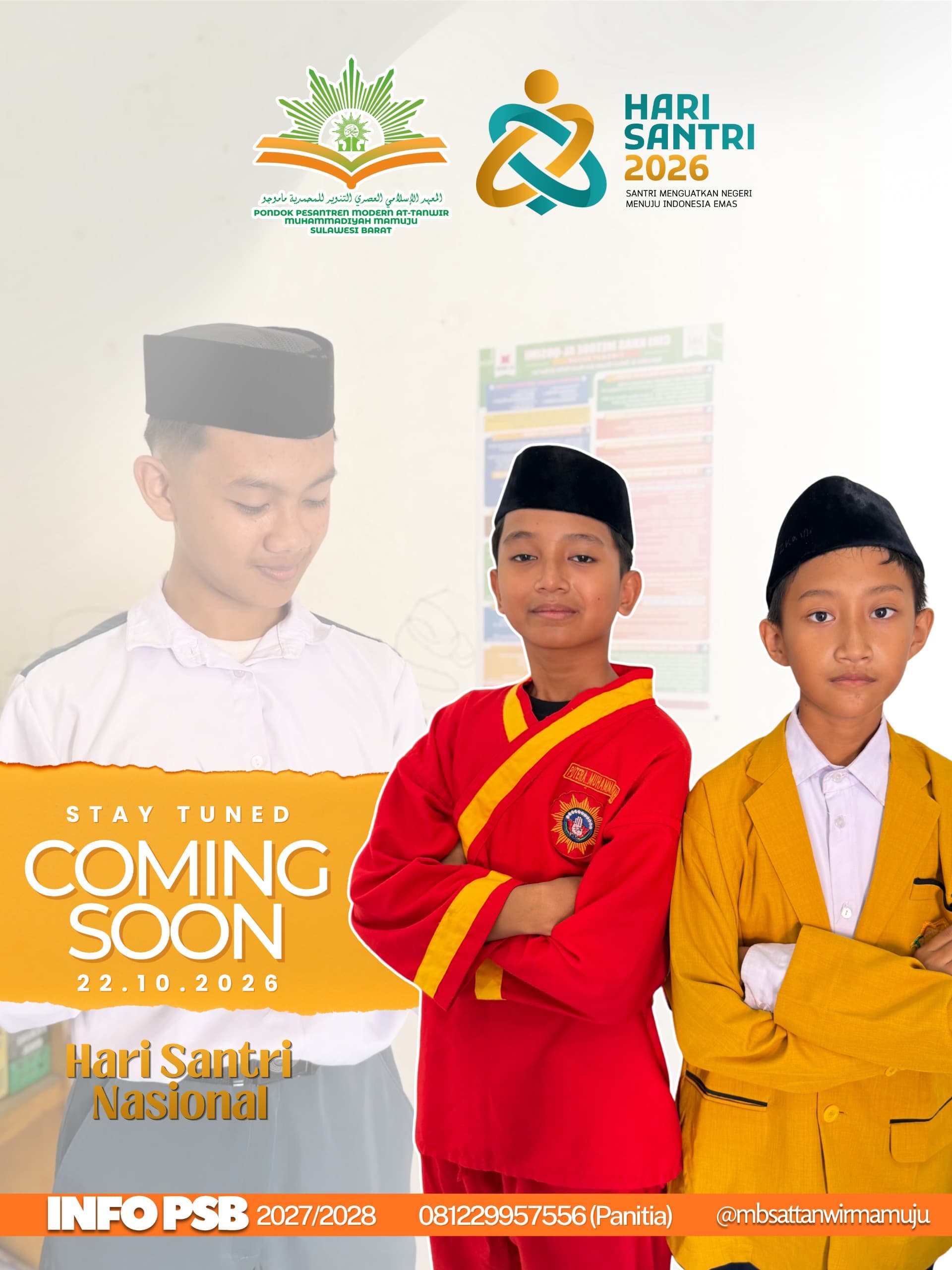 Sambut Hari Santri Nasional 2026, Ponpes Modern At-Tanwir Muhammadiyah Mamuju Siapkan Gebrakan Spesial